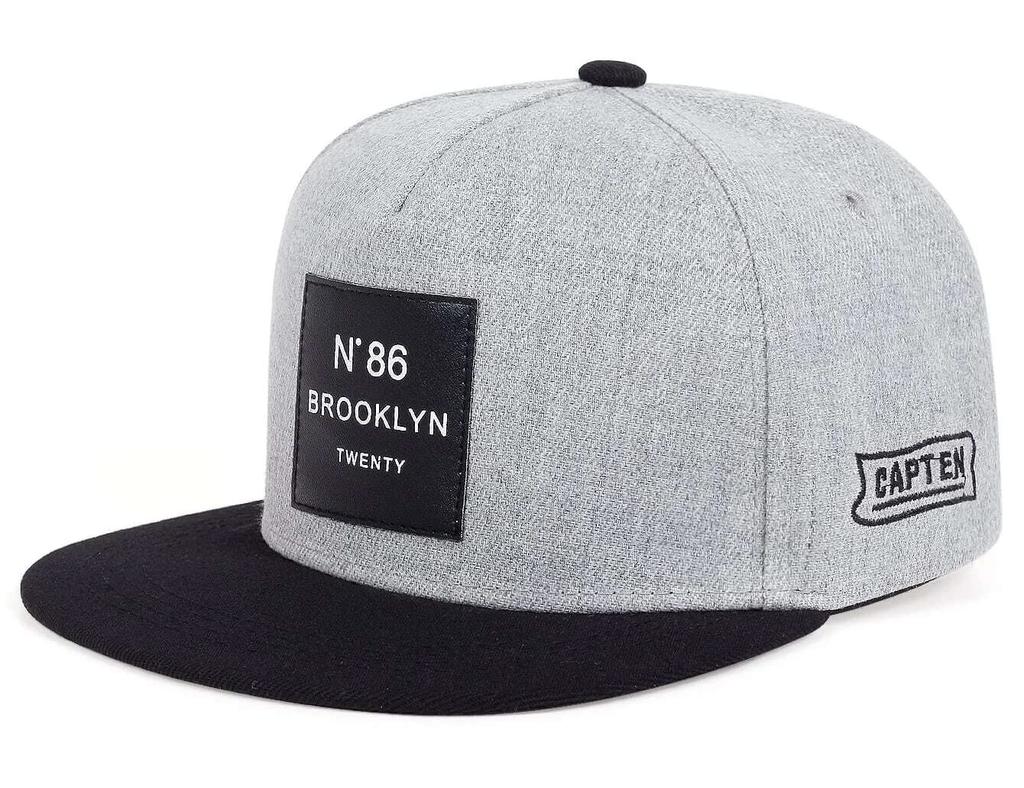 Sproutsy Men's Stylish Cap, Popular Outdoor Hat, Straight, Flat, Unisex (Gray)