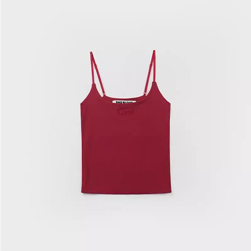 Корейский BadBlood Серия BCAC Острое Американская Девушка Облегающий Топ-Майка Camisole
