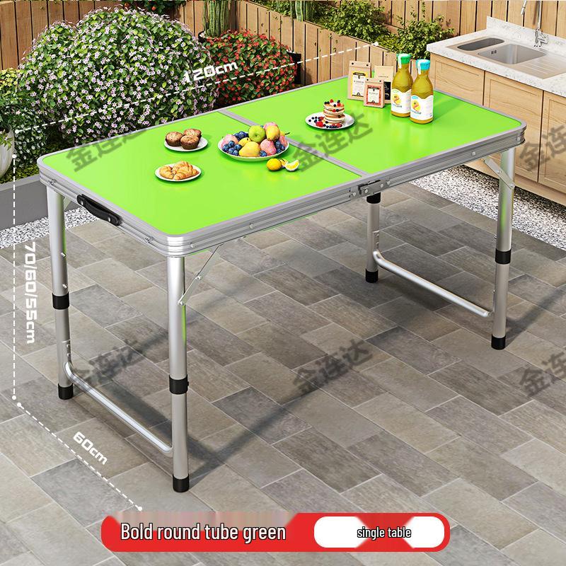Портативный алюминиевый складной стол для обедов на открытом воздухе и рыночных прилавков - Регулируемый и компактный