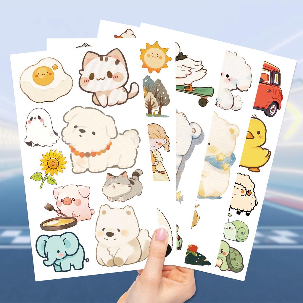 New Cartoon Ink Animal Tattoo Stickers Waterproof Party Gift Funny Face Stickers