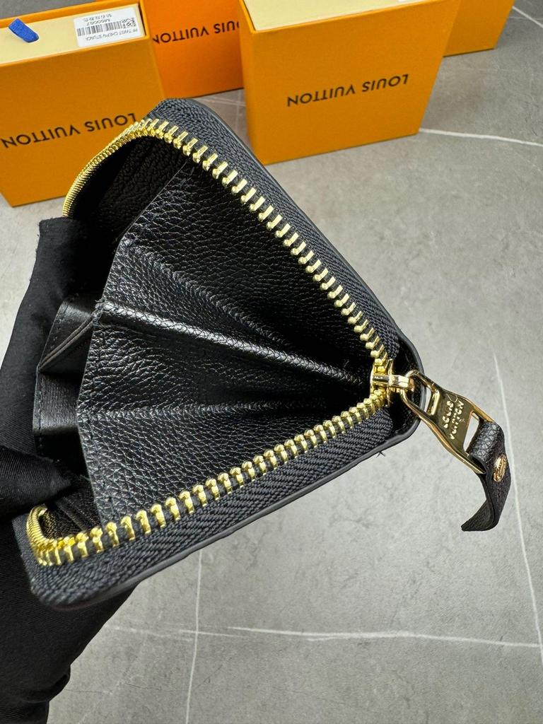 Роскошный кошелек для монет и карт с тиснением