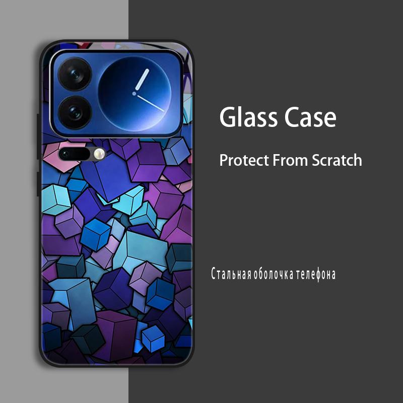 For Xiaomi 17 Pro Max 17pro 17promax Case Cover Tempered Glass Case Hard Bumper For Xiaomi mi 17 Pro Max 17pro Protect Case