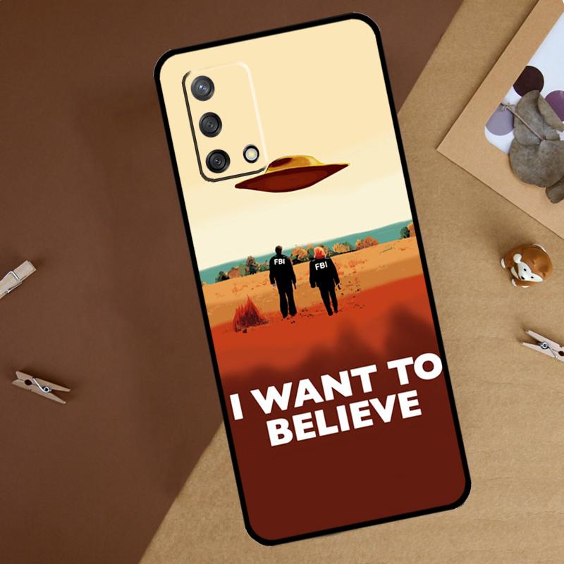 Я хочу верить Чехол для телефона For Oppo A16 A76 A96 A40 A60 A80 A74 A94 A54 A18 A38 A58 A78 A98 A15 A57S A17 A77