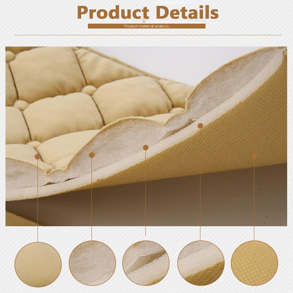 Pad For Car Interior Accessories Wool Plush Car Seat Cover Cushion Anti-slip Auto Protector