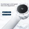 Турбо ручной вентилятор 100 скоростей 7 м/с Сильный ветер Перезаряжаемый USB C Аккумулятор 3000 мАч Светодиодный дисплей Портативный охлаждающий вентилятор Для улицы Офис