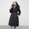 Пуховик для женщин Длинный Зимний Новый Модный и Стильный Костюм для мамы Утепленный Теплый Хлопковый Пуховик с капюшоном
