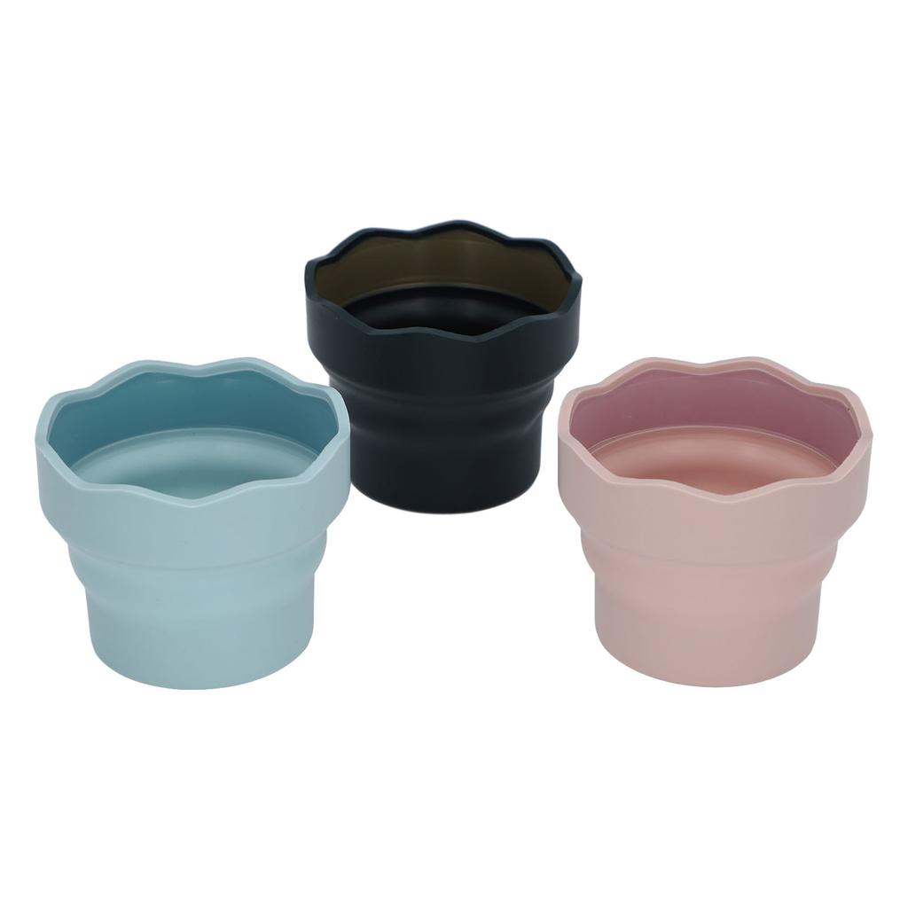 3 шт. Складная мойка для кистей для рисования, многоцелевая, многоразовая, силиконовая, для художников, мойка для кистей, для рисования, вода