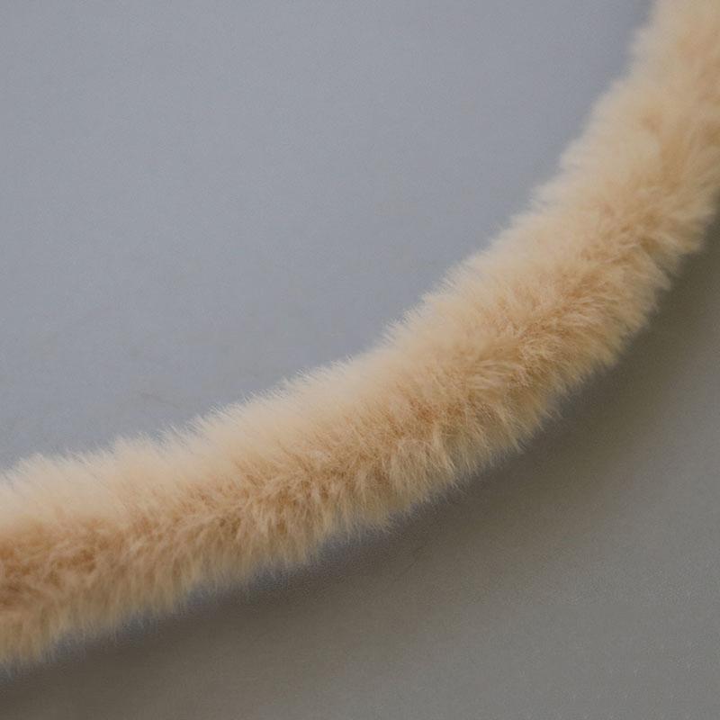 1PC Imitation Rabbit Hair Fluffy Toys Materials Plush Dolls Twisting Sticks 15mm