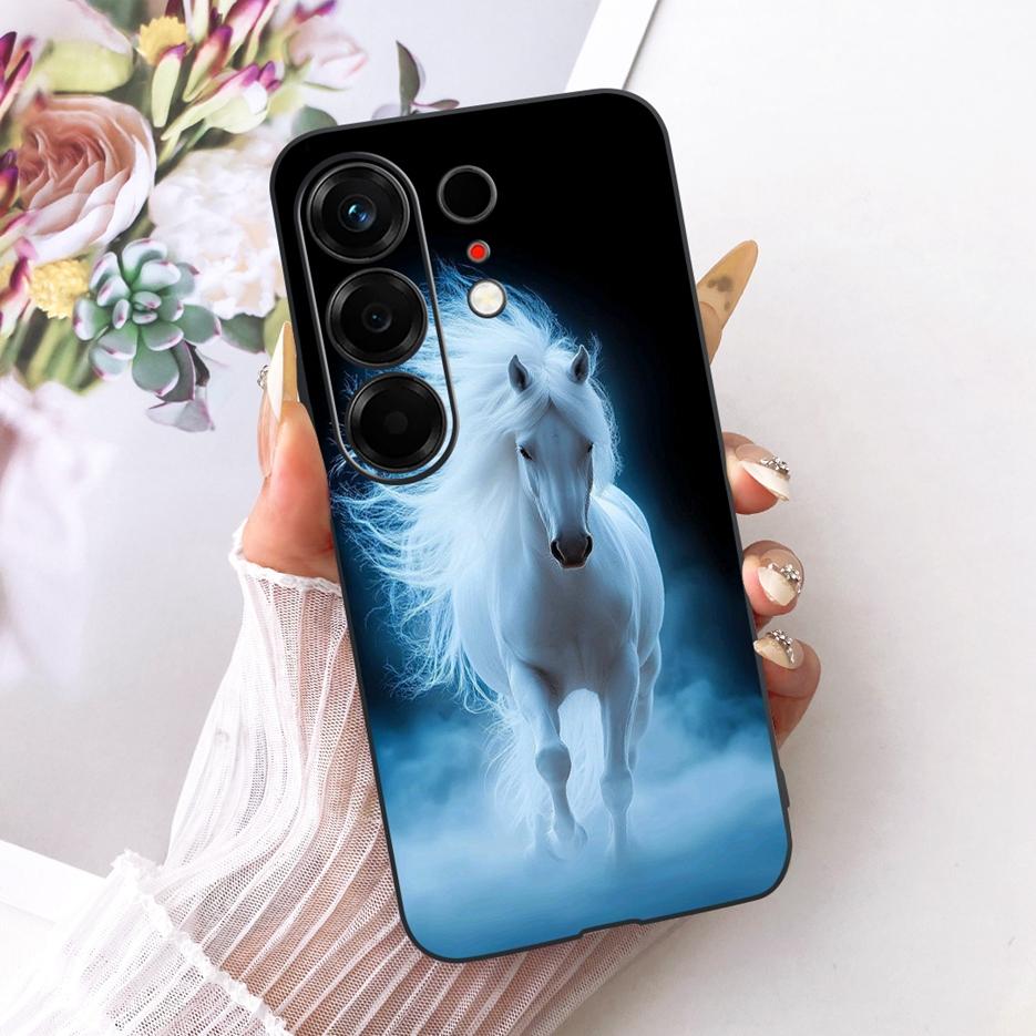 Чехол для Tecno Camon 50 4G CN5 Милый Лев Модный Расписной Чехол Мягкий ТПУ Чехол для Телефона Для Tecno Camon 50 Pro 4G CN5c Camon50 Fundas