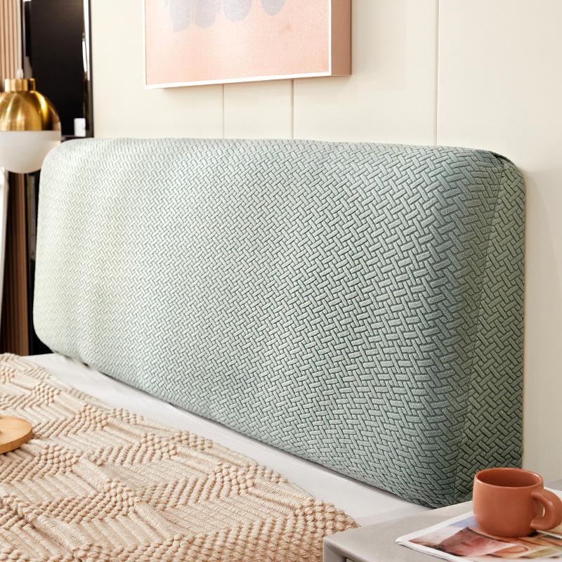 Headboard Covers, Stretch Bed Headboard Slipcover, Dustproof Protector Cover for Linen Fabric Tufted Upholstered Headboard
