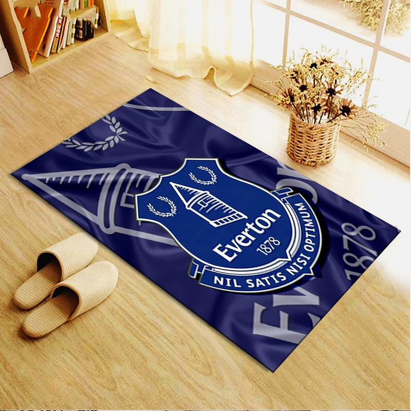 Новый ковер Everton FC 2025 для гостиной, спальни, дома, дивана, игровая коврик для детей, нескользящий напольный коврик 41
