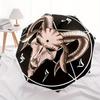 "Devilish Ram Skull Pentagram Tattoo Design Sticker" Umbrella, Cute Umbrella with Cute Design, Portable 3-Fold Compact Umbrella for Men & Women, Valen