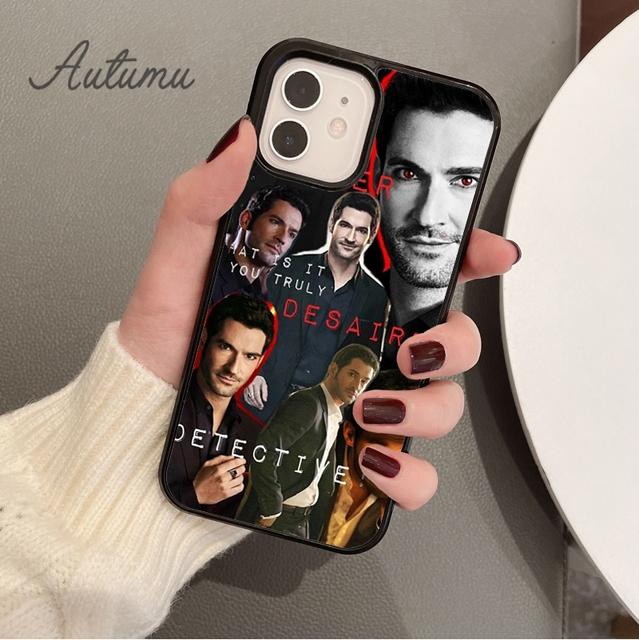 Чехол для телефона Lucifer TV для iPhone 11 12 13 14 Pro Max mini X XR XS SE 2020 5 6S 7 8 Plus Samsung Galaxy S21 S22 Cover shell