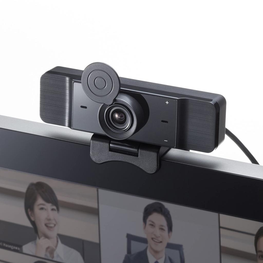 Веб-камера Sanwa Supply с функцией регулировки яркости CMS-V68BK