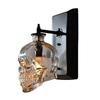 Vintage Country Style Skeleton Wall Lamp Antique Decorative Loft Bar Halloween Aisle Corridor