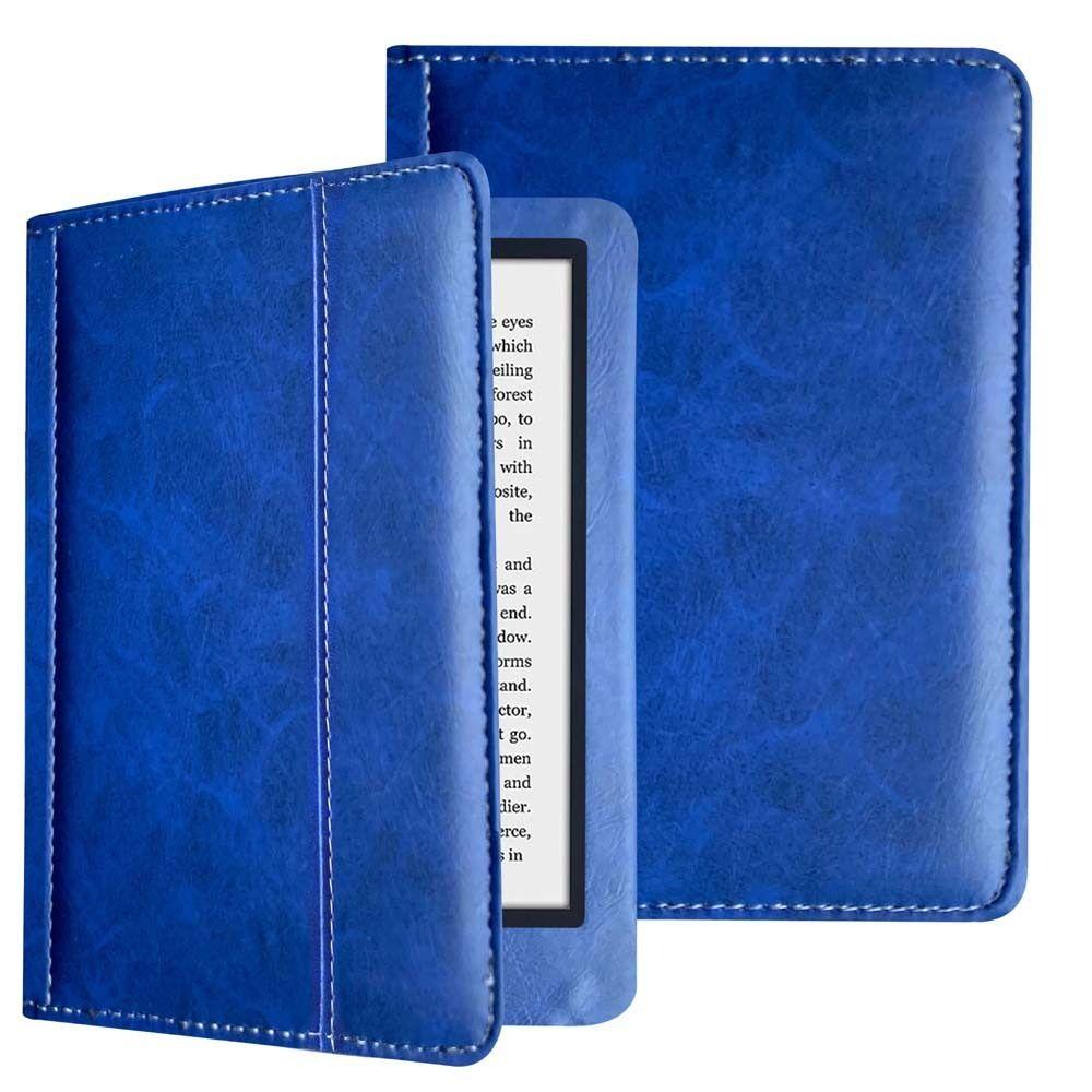 PU Leather 5 inch e-Reader Case Shockproof Protective Shell Colorful Folio Funda for Kobo Mini