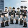 Наборы из 12 штук Городская полиция MOC Военные 4,5 см Люди SWAT Строительные блоки Фигурки Солдатские кубики Мини-игрушки для мальчиков Подарочные игрушки