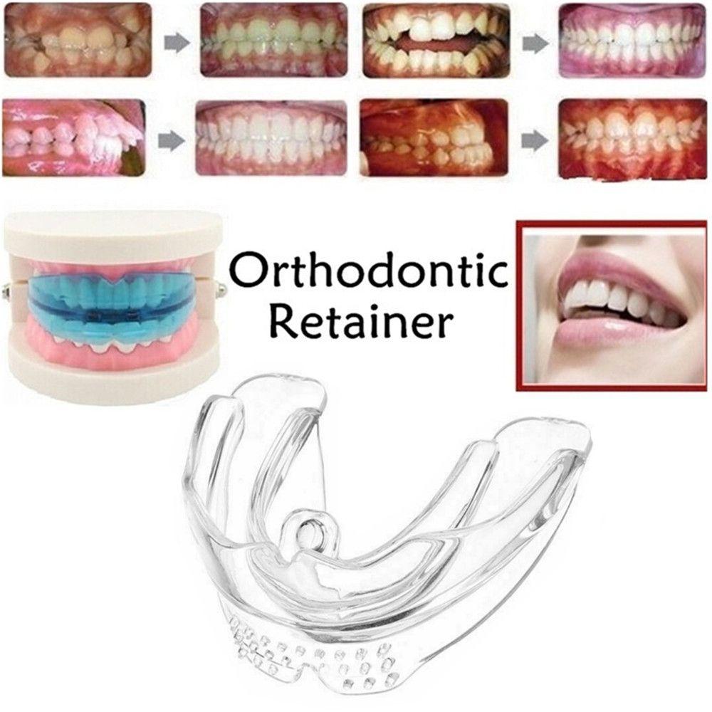 Красота Анти Бруксизм Стоматологический Выравниватель Прикус Ретентор для Зубов Ортодонтические Брекеты Капа для Рта