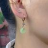 Серьги-пряжки в старинном стиле Peace, простые и универсальные, легкие, роскошные серьги в дворцовом стиле, аксессуары Hanfu Cheongsam