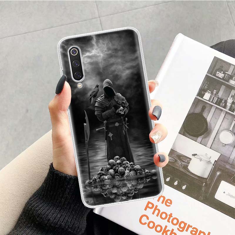 Skull Skeleton Grim Reaper Phone Case For Xiaomi Redmi Note 13 14 15 Pro Plus 12S 12 14S 11S 11E 10 10S 11 11T 5G 4G Cover Coque