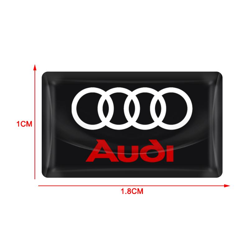 Автостайлинг 3D Эпоксидные Наклейки для Украшения Рулевого Колеса и Приборной Панели Автомобиля Для Audi A7 A8 A3 A4 A5 A6 TT Q3 Q5 Q7 A1 B5 B6 B7 B8 B9 8P C6 C5 C7