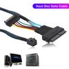 50cm SFF8643 to SFF8639 Cable High Speed Server Connector Cable Mini SAS Cable  Mini Server Setup