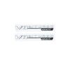 V12 BITURBO/V8 BITURBO 4MATIC+ Letter Emblem - Chrome/Black/Red Styling Fender Logo Sticker for Mercedes Benz