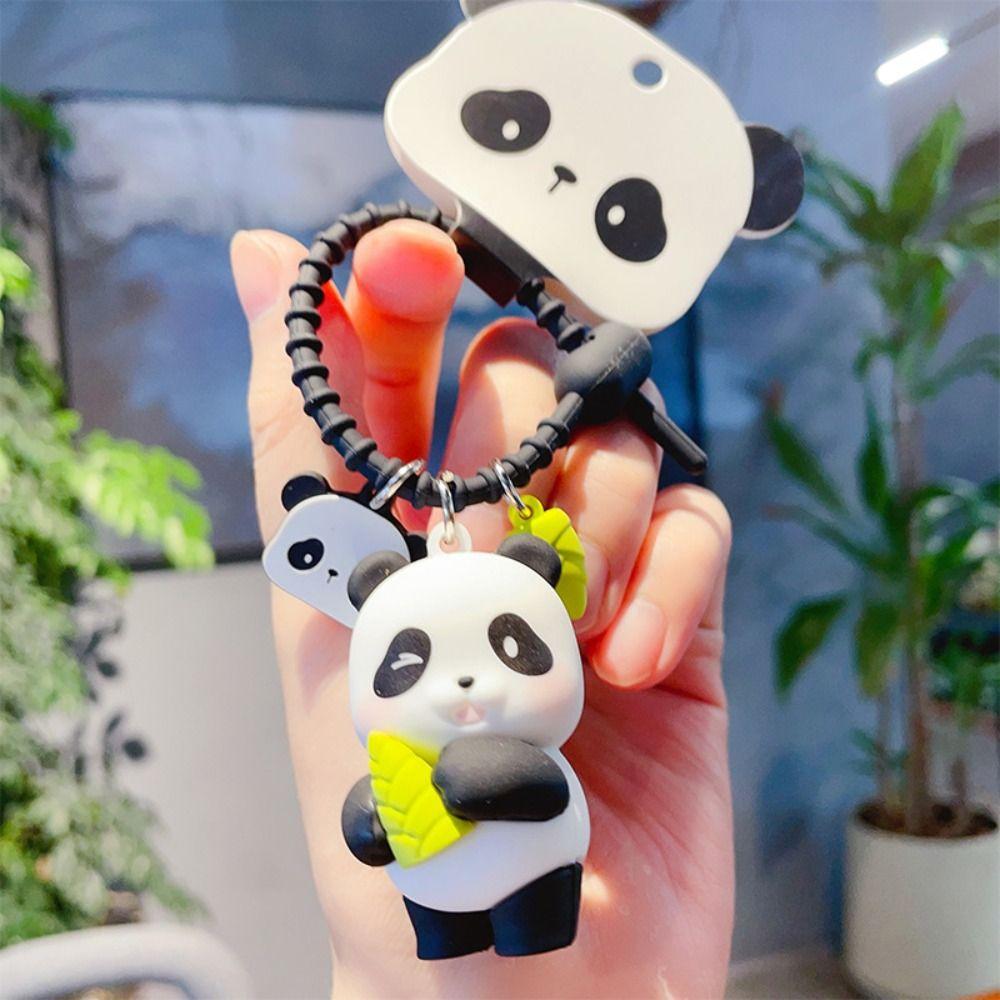 Панда Пенда Автомобильные Брелоки ПВХ Панда Пара Брелок Брелок Брелок Панда Брелок Детская Игрушка