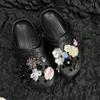 Аксессуары для обуви Cave, Цветы для обуви, Трендовые, Трехмерные Кристальные Бриллианты, Высококлассное Ощущение, Пряжка для обуви, Съемные, Украшение верха обуви