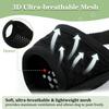 Dog Muzzle, Soft Mesh Muzzle for Small Medium Large Dogs, Puppy Muzzle for Biting Chewing Grooming(Black)