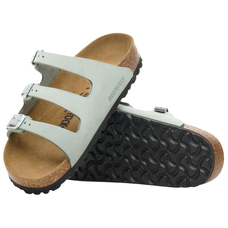 Birkenstock Шлепанцы-слайдеры Florida Женские Светло-голубые Узкие 1030319