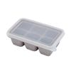 1/3pcs Big Ice Tray Ice Cube Mold Square Shape Ice Cream Maker Tray for Whiskey Cocktails DIY with Lid Silicone Kitchen Tools
