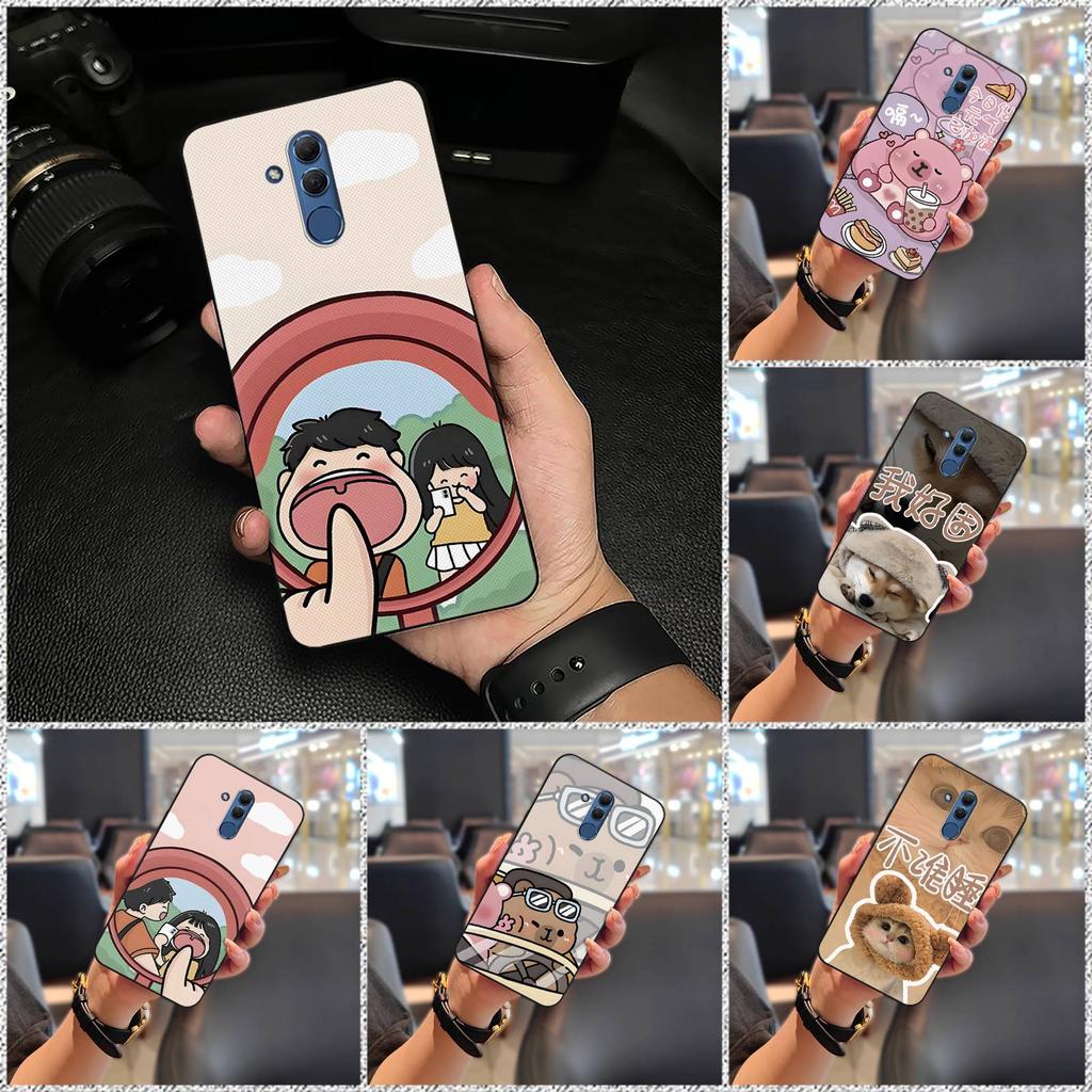 Защитный мягкий чехол Чехол для телефона Для Huawei Mate 20 Lite Чехол для телефона Ударопрочный Водонепроницаемый ТПУ Для пары Прочный Полная защита