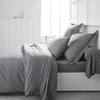 Drap housse TODAY Essential - 160 x 200+23 cm - 2 personnes - 100% Coton uni - Acier