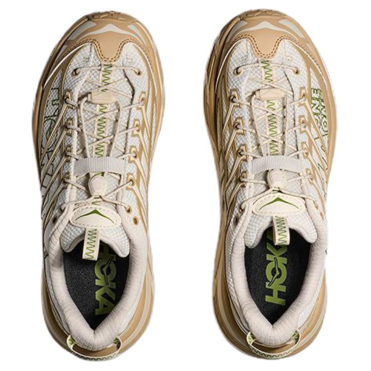 HOKA Mafate Three2 Хаки Овсяное Молоко Мужские Кроссовки Коричневый 1175490-KKT