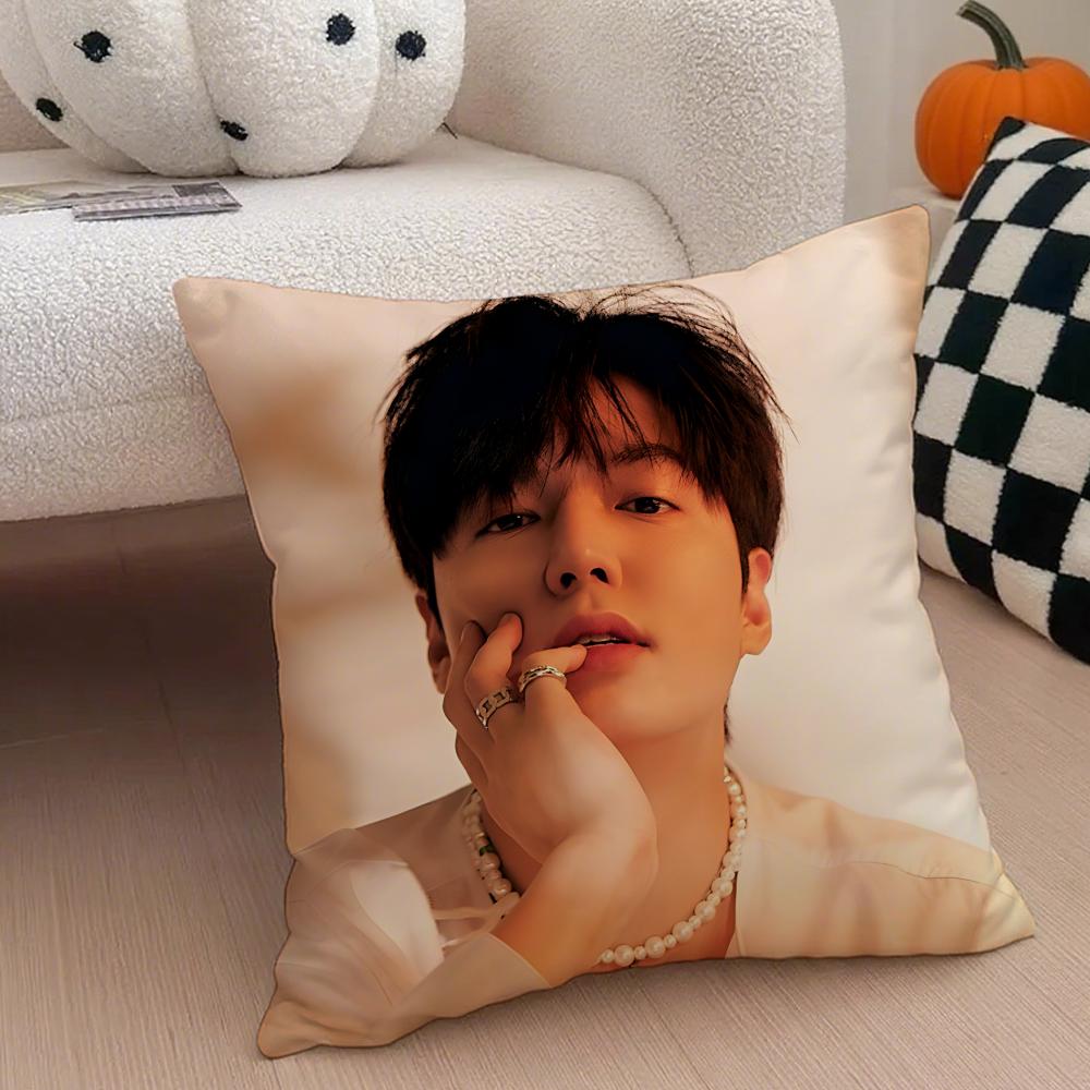 Handsome Korean Actor LLee Minho Cushion Cover Throw Pillow Cover Hidden Button Durable Polyester Chair Cushion
