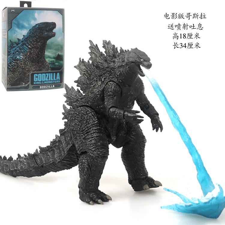3 types Movie Godzilla Vs. King Kong Movable Model Figure Toy Movie Shm Monster Nuclear Energy 18CM Boxed Gifts