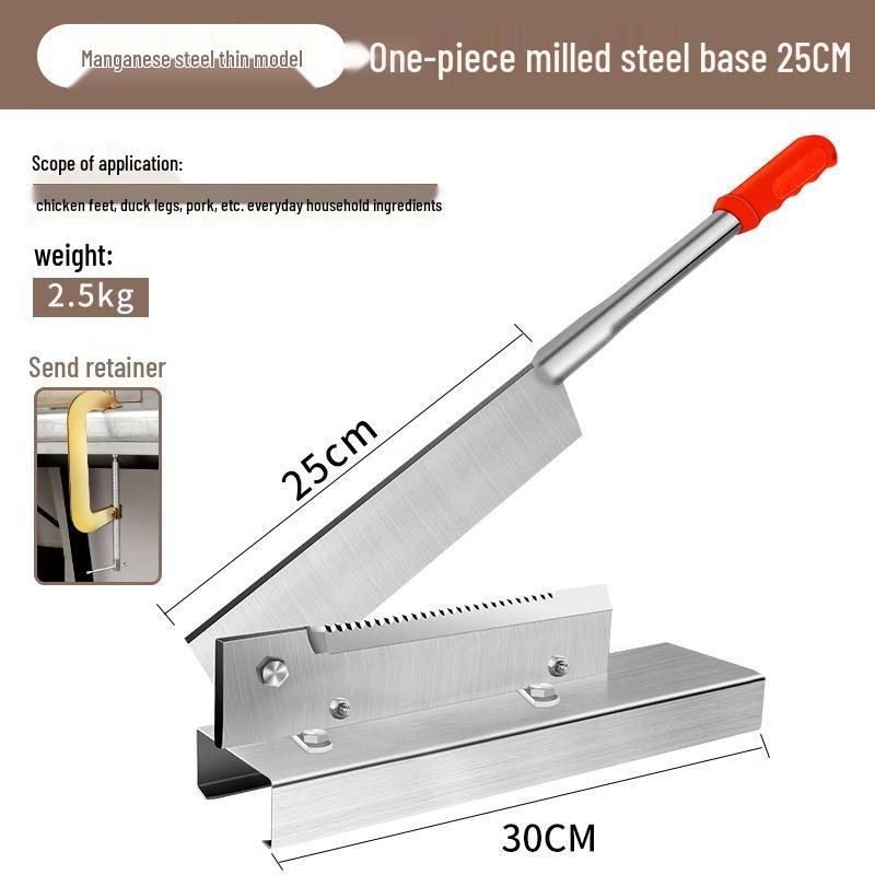 Гильотинный костерез: Бытовое и коммерческое использование для рубки костей, маленьких свиных ножек, куриных ребер