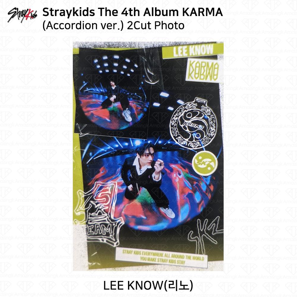 Stray Kids Официальная фотокарточка из 4-го альбома Karma версия Аккордеон