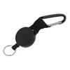 Retractable Key Chain Heavy Duty Carabiner Key Holder Keychain Lanyard Badge Reels with Steel
