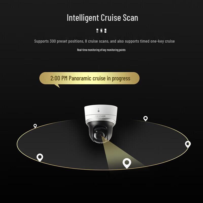 Hikvision Wireless PTZ Security Camera CN plug (adapter included)