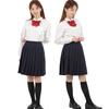 Школьница Плиссированная Машина Школьницы e210 Темно-синяя [Eiza] Юбка, Плиссированная, Униформа, Юбка, Однотонная, Складки, (XL, 48см)