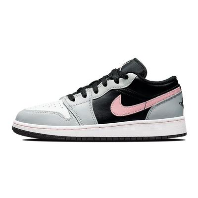 Детские кроссовки Air 1 Low GS Grey Fog Bleached Coral Black White 553560-062