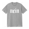 Nein German Men Saying No Funny Germany Deutschland Vintage T Shirt vintage Washed Casual homme Unisex Breathable streetwear