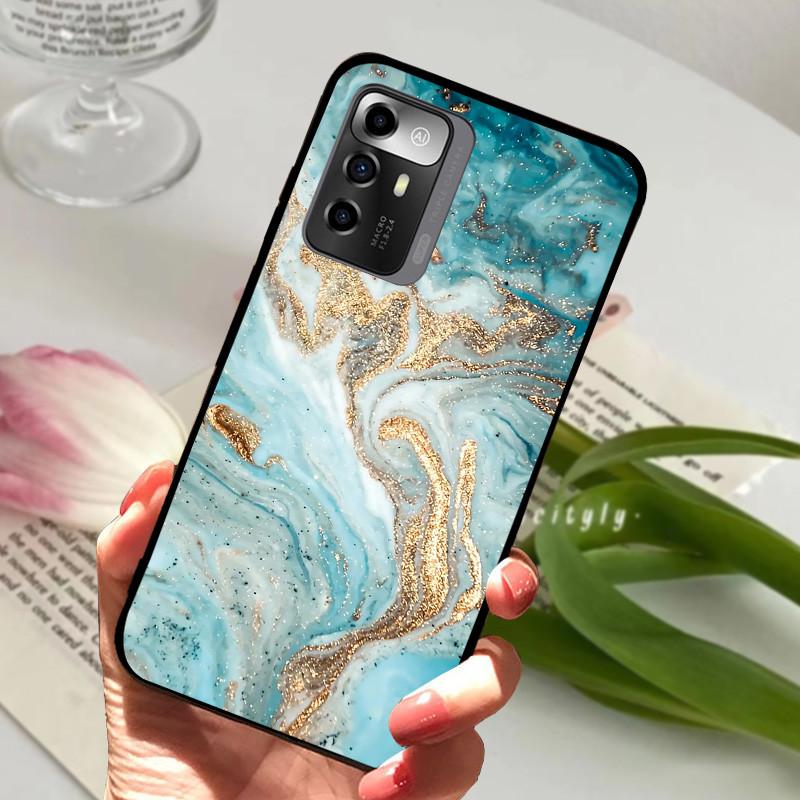 Чехол для ZTE Blade A72 / A 72 5G / A52 Черный Силиконовый Мягкий ТПУ Фунда Чехол для ZTE Blade A72 5G BladeA72 Бампер Защита Fundas