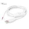 1M USB-кабель питания с выключателем вкл/выкл 2-контактный DIY-провод для зарядки светодиодных лент Электроника Мужской разъем USB 2.0 Тип A