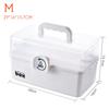 Portable 3 Layers First Aid Kit Medicine Storage Container Large Capacity Family Medicine Organizer Box Family Emergency Kit Box