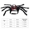 Small To Large Sizes Pet Spider Costume Skull Face Design Halloween Spider Costume  for Party Prop