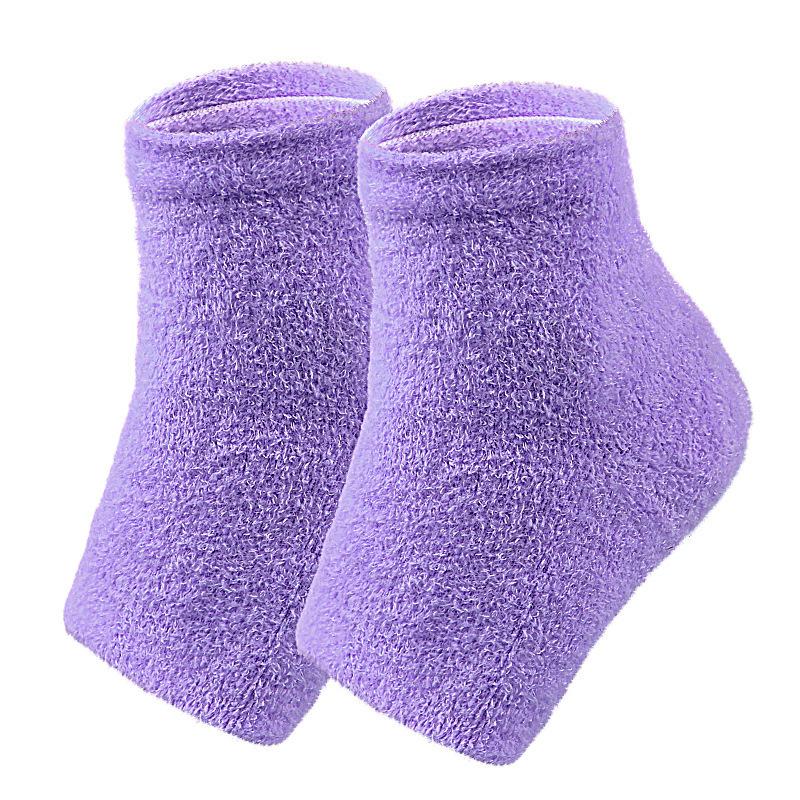 Перьевая пряжа Гелевые носки для пятки Гелевые перчатки для рук и ног с сенсорным экраном Растительные полные носки Перчатки с пятью пальцами