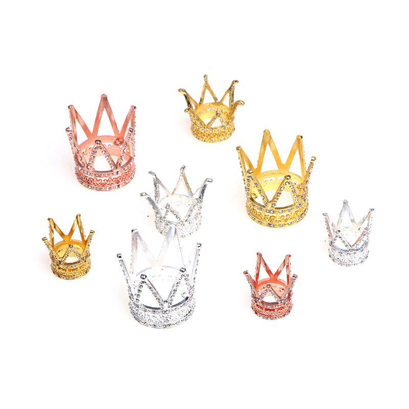 Аксессуары для кукол Металлическая корона Головной убор Аксессуары для волос для кукольного домика Игрушка